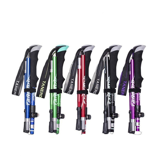 Adjustable hiking poles Floroux | Folding hiking poles | Lightweight and durable for outdoor adventures