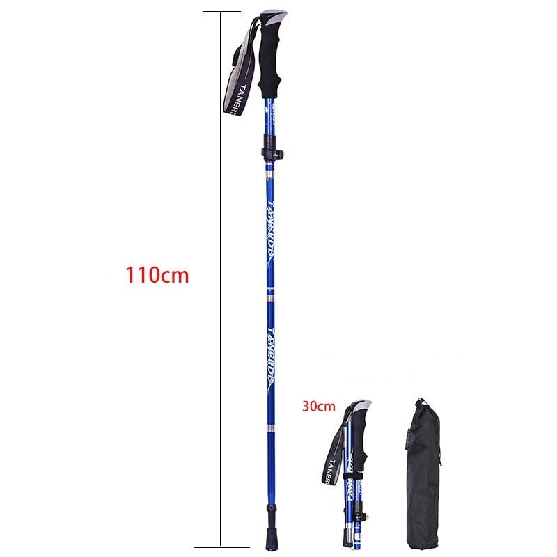 Adjustable hiking poles Floroux | Folding hiking poles | Lightweight and durable for outdoor adventures