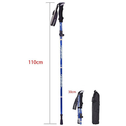 Adjustable hiking poles Floroux | Folding hiking poles | Lightweight and durable for outdoor adventures