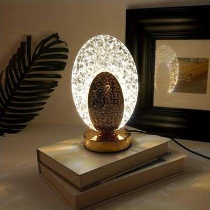 FeatherLamp - Lampe de table tactile USB avec design unique de plume