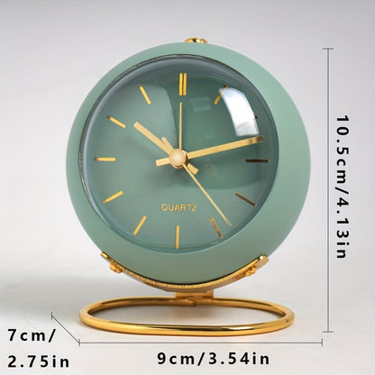 EleganceTime - Réveil Quartz Luxe en Design Métallique