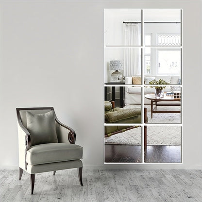 EleganceMirror – Luxe 3D Tuiles Miroir en Acrylique Set