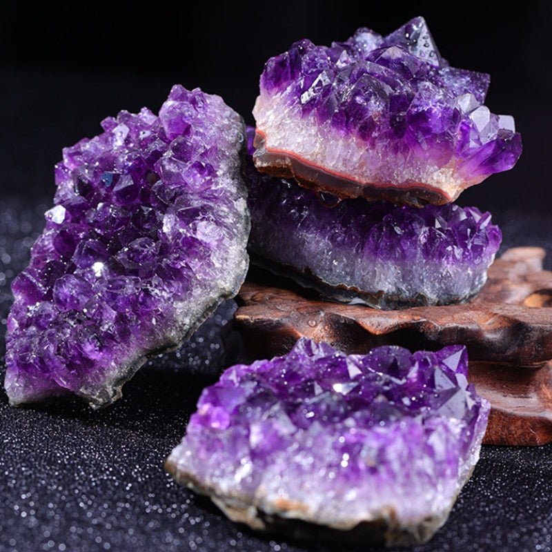 Floroux Amethysts Precious Stone | Natural Crystal | Positive Energy | Perfect Decor