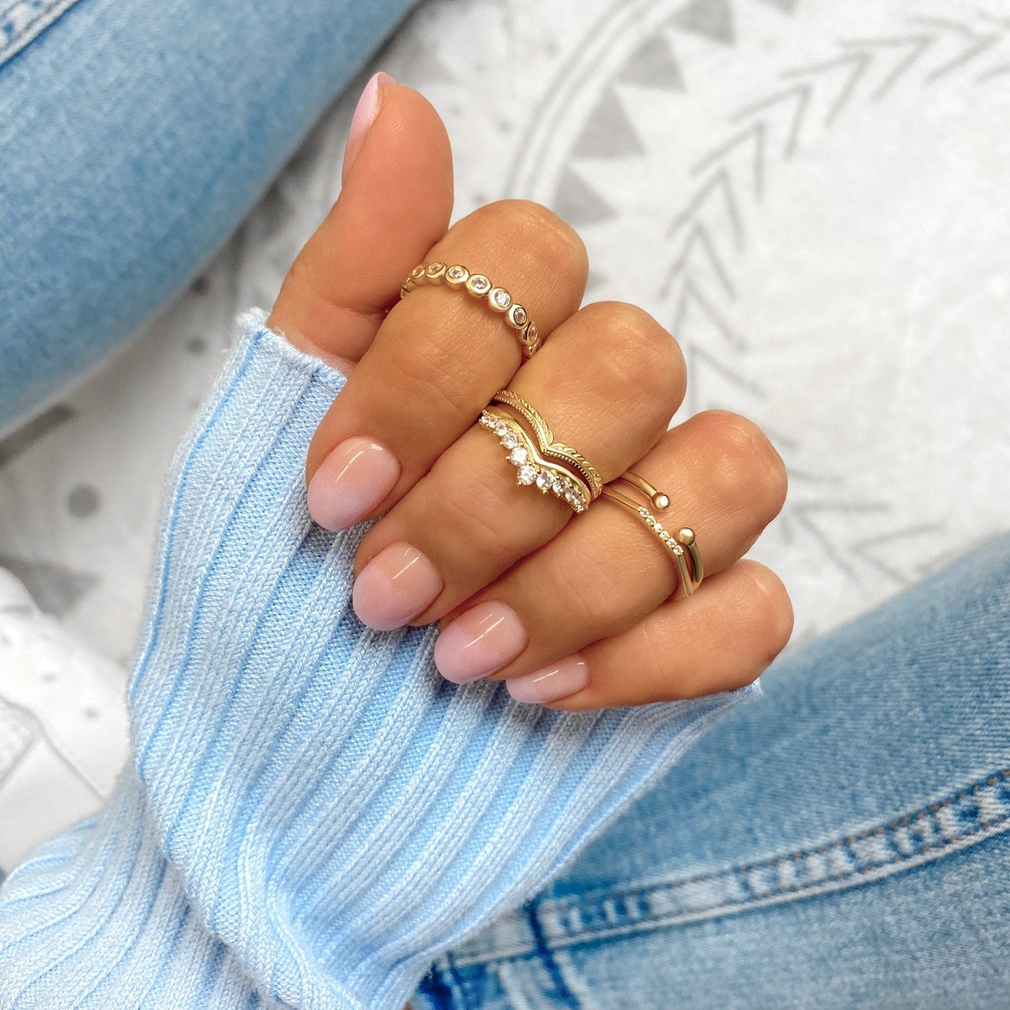 Bague couronne Allegra Zirkonia - Une touche d'élégance