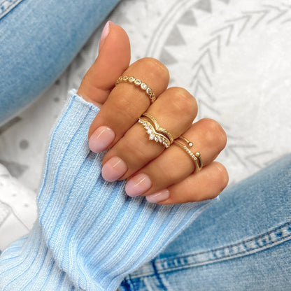 Bague couronne Allegra Zirkonia - Une touche d'élégance