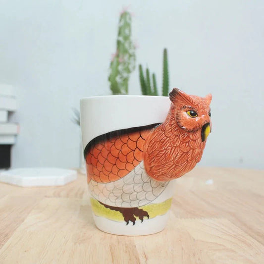 Tasse à café en forme d'animal et de dinosaure