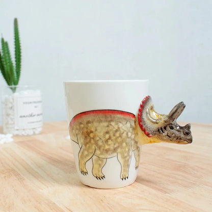 Tasse à café en forme d'animal et de dinosaure
