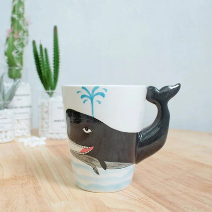 Tasse à café en forme d'animal et de dinosaure