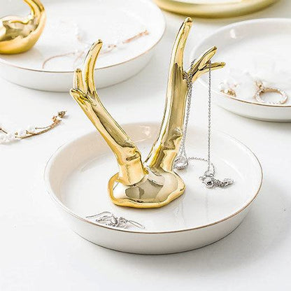 Floroux Figure Figure Élégance Bol à Bijoux