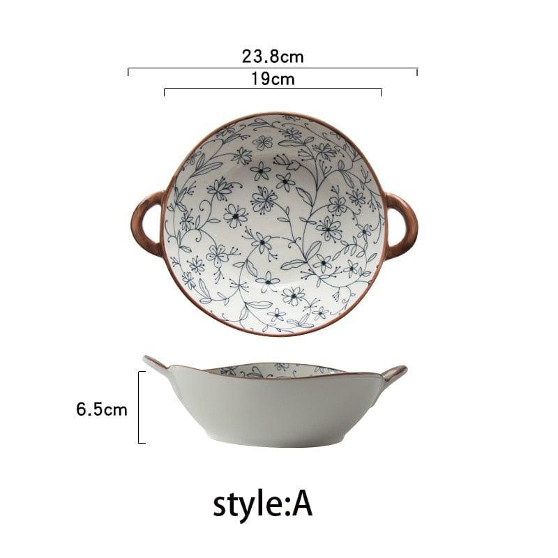 Floroux Decorative Bowl Elegance in Ceramic | Modern Design | Versatile & Elegant