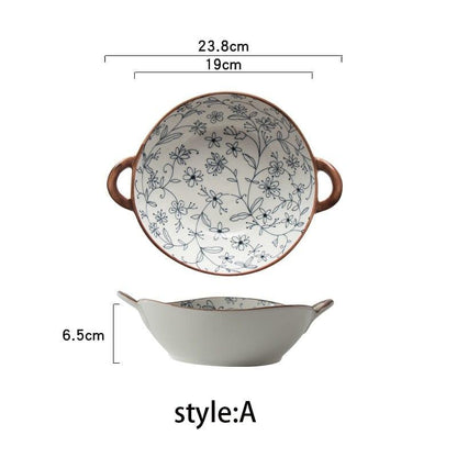 Floroux Decorative Bowl Elegance in Ceramic | Modern Design | Versatile & Elegant