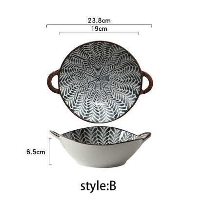 Floroux Decorative Bowl Elegance in Ceramic | Modern Design | Versatile & Elegant