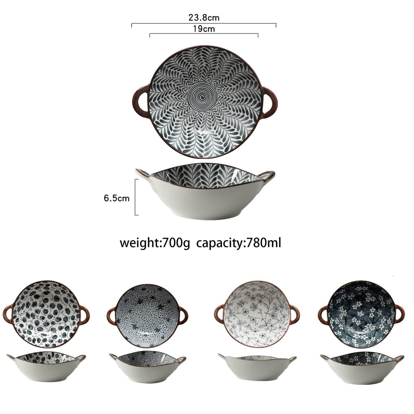 Floroux Decorative Bowl Elegance in Ceramic | Modern Design | Versatile & Elegant