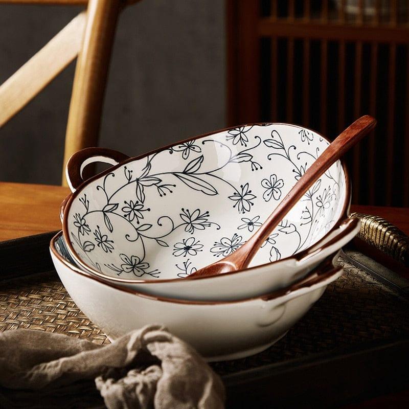 Floroux Decorative Bowl Elegance in Ceramic | Modern Design | Versatile & Elegant