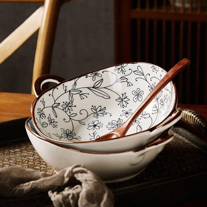 Floroux Decorative Bowl Elegance in Ceramic | Modern Design | Versatile & Elegant