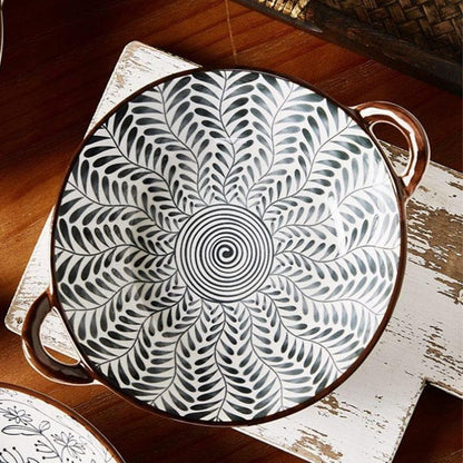 Floroux Decorative Bowl Elegance in Ceramic | Modern Design | Versatile & Elegant