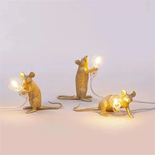 Lampe de table souris Art Deco