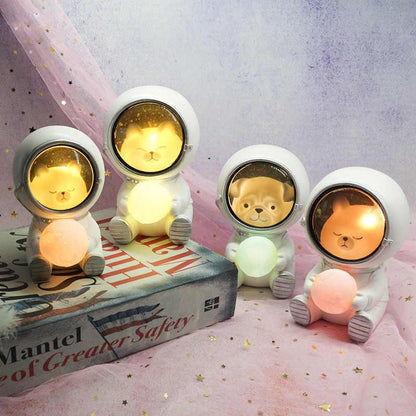 Lampe pour animaux de compagnie astronaute