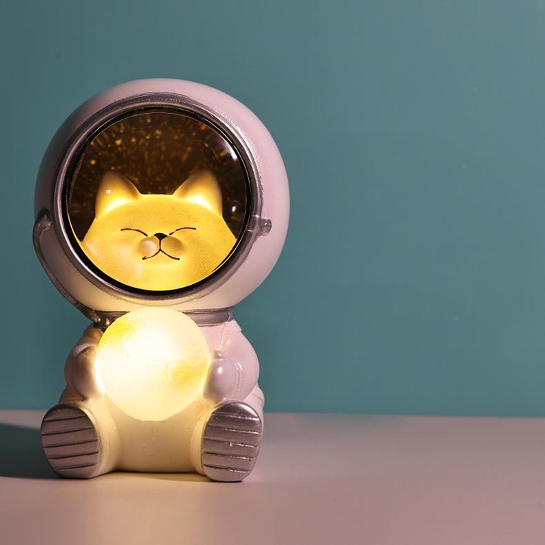 Lampe pour animaux de compagnie astronaute