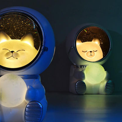 Lampe pour animaux de compagnie astronaute