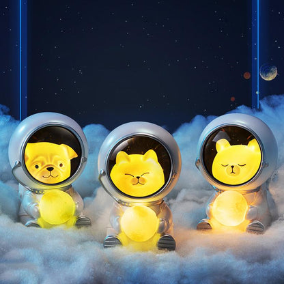 Lampe pour animaux de compagnie astronaute