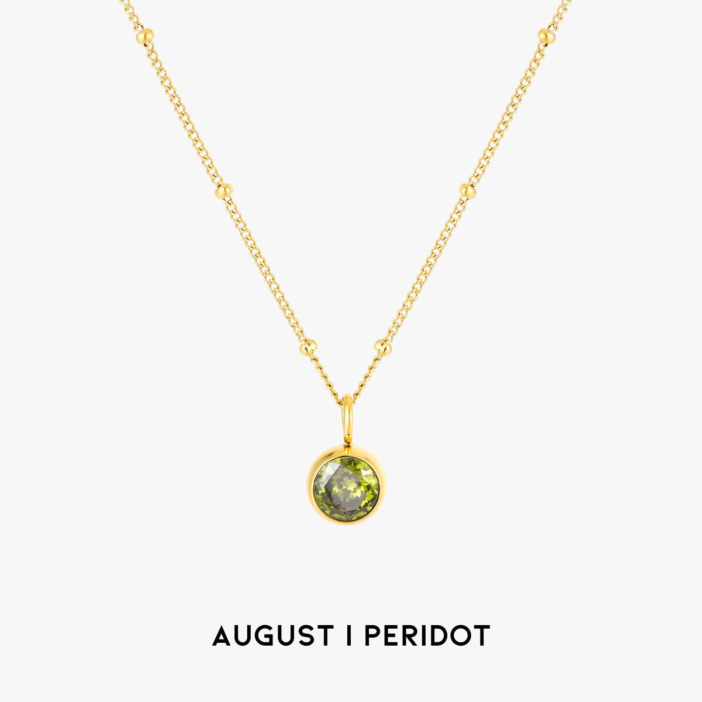 Aurora Pierre de Naissance Collier - Une Envoûtante Connexion