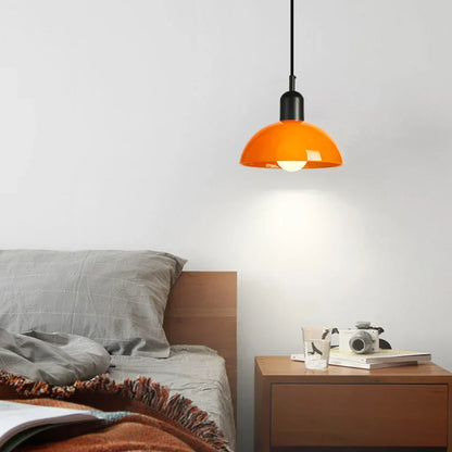 LumièreÉlégante - Lampe Suspendue en Verre Coloré