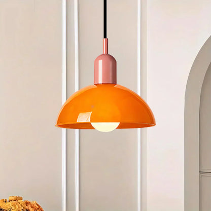 LumièreÉlégante - Lampe Suspendue en Verre Coloré