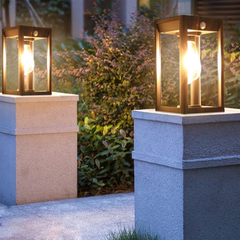 Floroux Solar Column Lamp | Powered by Solar Energy | Weather Resistant | Outdoor Lighting for Garden & Terrace