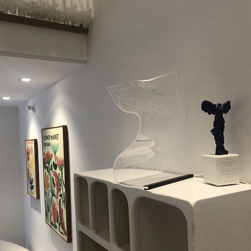 Floroux Acrylique - Lampe de table LED en acrylique