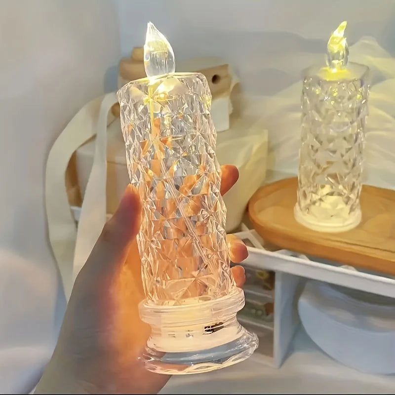 Bougie LED sans flamme télécommandée