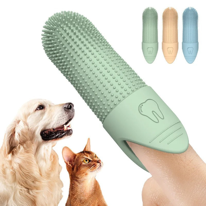 Floroux brosse à dents à 360° pour chiens | Soin dentaire efficace | Doux & Facile | Pour des dents de chien propres