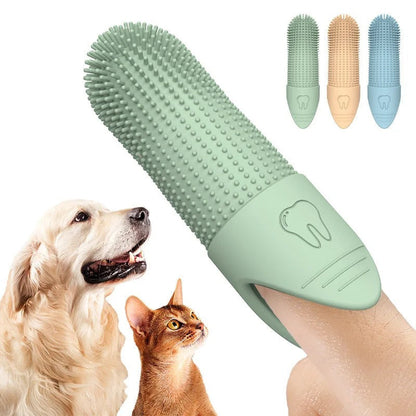 Floroux brosse à dents à 360° pour chiens | Soin dentaire efficace | Doux & Facile | Pour des dents de chien propres