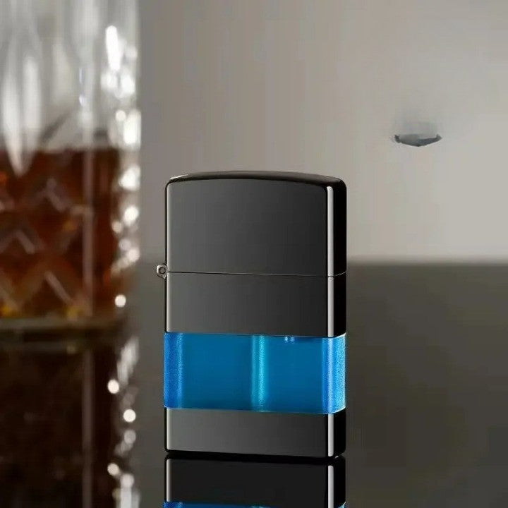 Floroux Briquet à gaz métallique robuste | Design Old School | Durable & Fiable