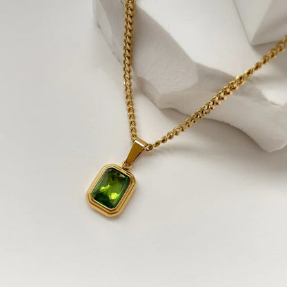 Celeste Vintage Pierre Précieuse Collier