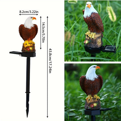 SolarGlow Eagle - Lampe solaire élégante pour l'éclairage de jardin