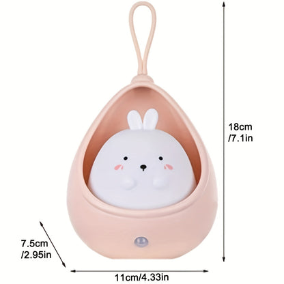 BunnyGlow - Lampe de nuit pour animaux rechargeable avec capteur