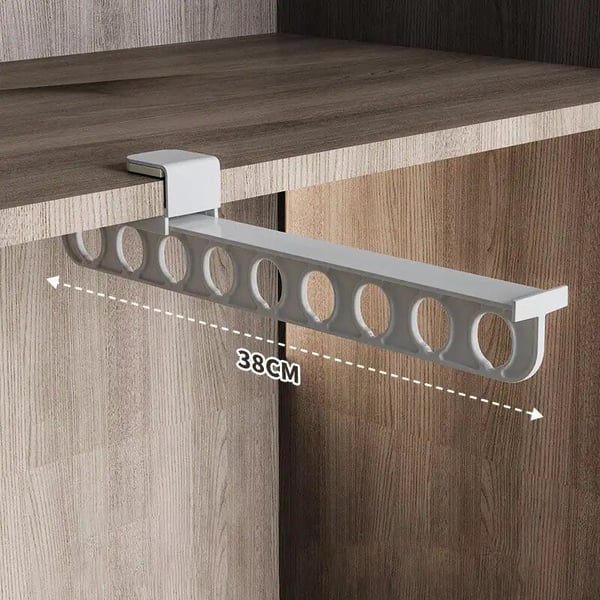Système d'organisateur de placard extensible et gain de place Drawspace
