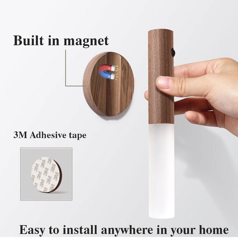 Floroux LED night light with motion sensor | Rechargeable | Magnetic mounting