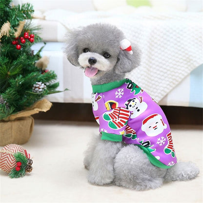 Chemise de Noël pour chien bonhomme de neige – Festif et amusant pour les vacances