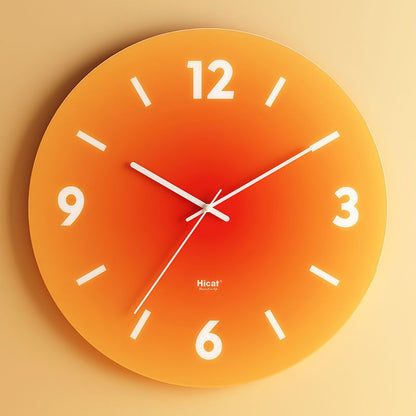 Floroux Horloge murale en verre