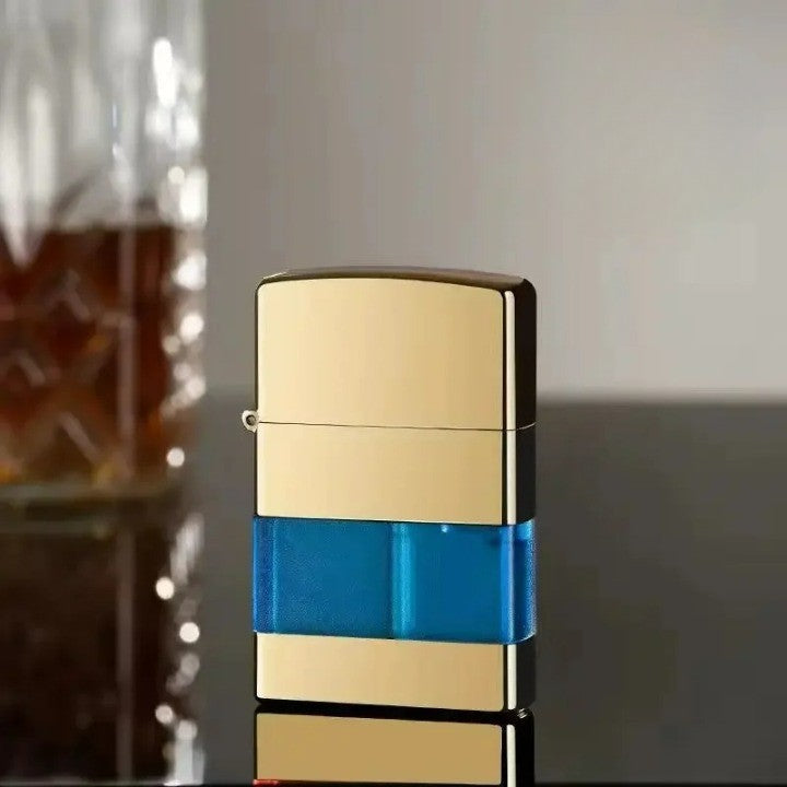 Floroux Briquet à gaz métallique robuste | Design Old School | Durable & Fiable