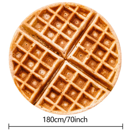 Couverture Tortilla - Couverture réaliste en Pepperoni Pizza, Couverture en flanelle douce et confortable, Cadeau personnalisé