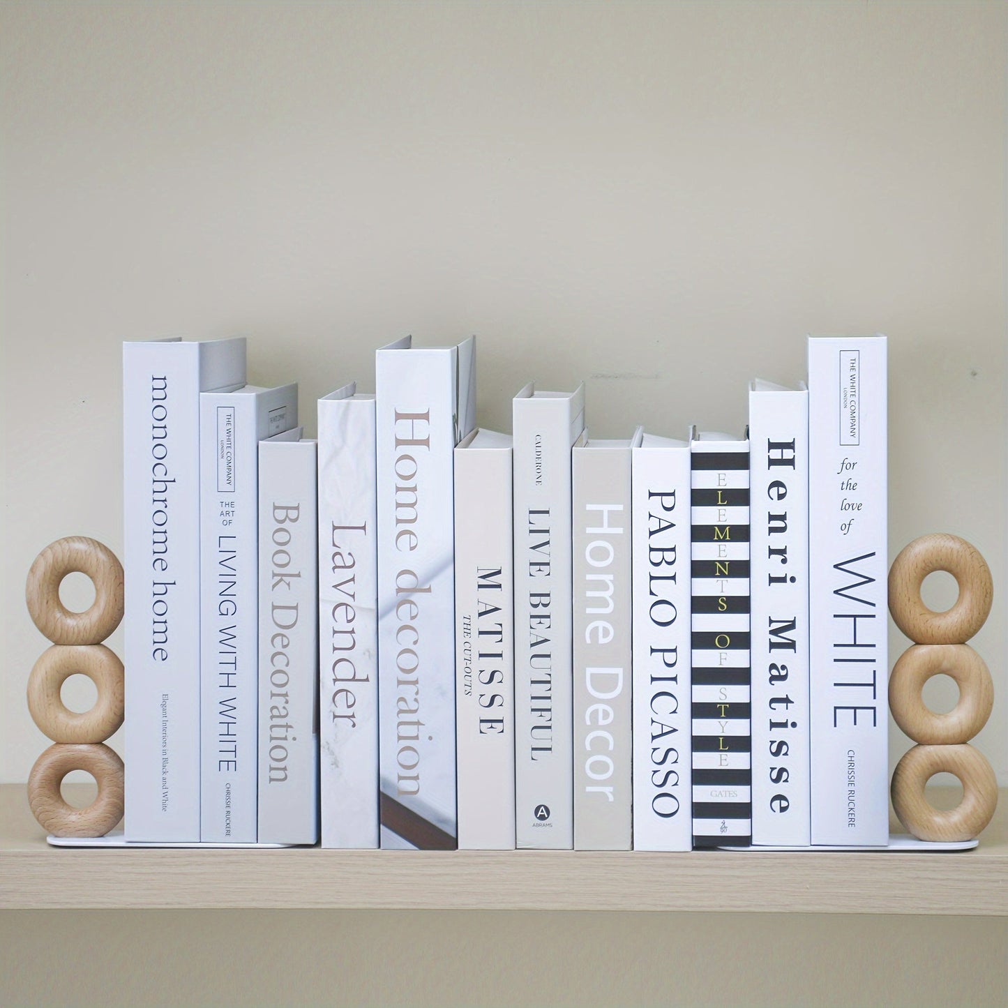 CityCharm - Ensemble de Livres Décoratifs Trompe-l'œil élégant