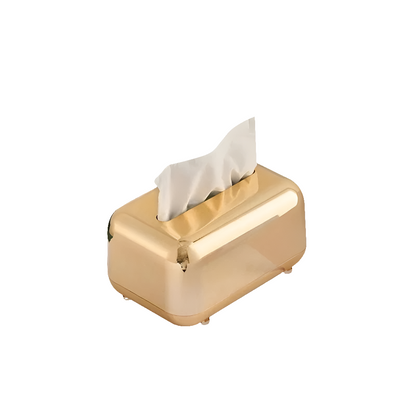 Amandi Porte-mouchoirs de luxe en or et argent – Organisateur élégant et durable pour espaces contemporains