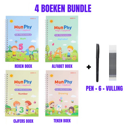 ScribbleJoy Livre - Cahier Educatif Réutilisable pour Enfants
