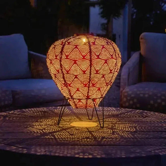 ÉclaireMontgolfière - Lumière Solaire Enchantée pour Extérieur
