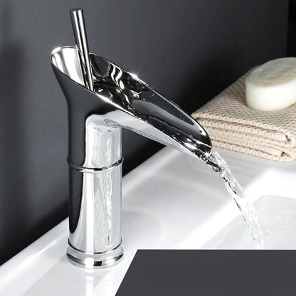 Antique Floroux waterfall faucet | Bathroom faucet | Solid brass | Modern and classic | Sink mixer