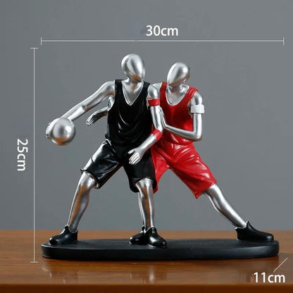 Ornements de décoration intérieure de joueur de basketball