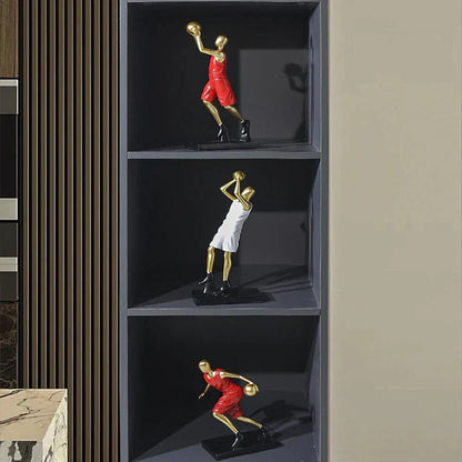Ornements de décoration intérieure de joueur de basketball